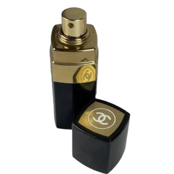 Vintage Chanel No 5 Eau De Toilette Spray 1.7 fl oz Black Bottle Bottle ONLY - Picture 1 of 2